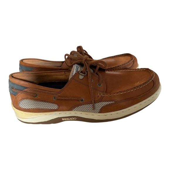 SEBAGO Clovehitch II Ambergold Men’s Boat Shoes Size 11.5 Waterproof Dri Flex - Picture 11 of 11